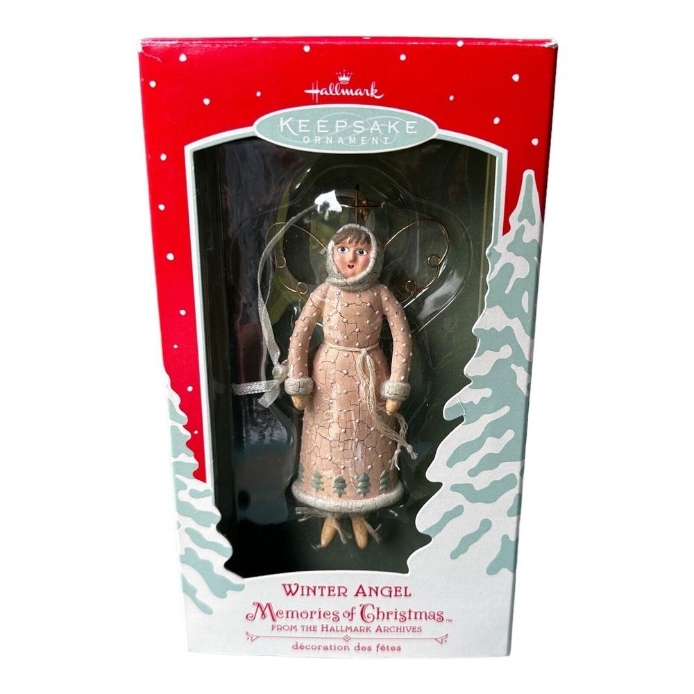 Hallmark Keepsake Christmas Ornament Winter Angel‎ Memories of Christmas 2002